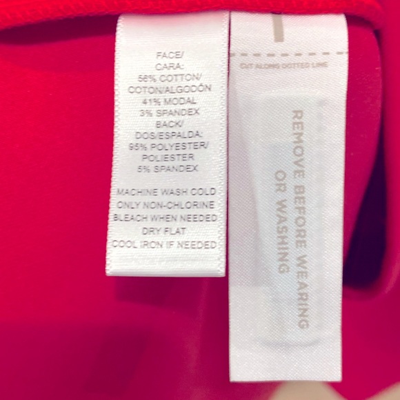 Loft dress Hot Pink with ruffle trim. Never worn! - Picture 4 of 4